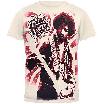 Amazon.com: Jimi Hendrix - Experience Jumbo Print T-Shirt
